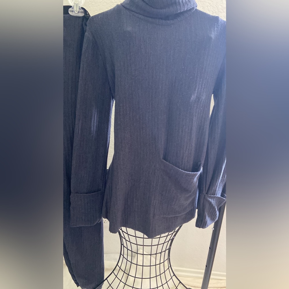Zara autumn winter 2 piece fleece set in grey
